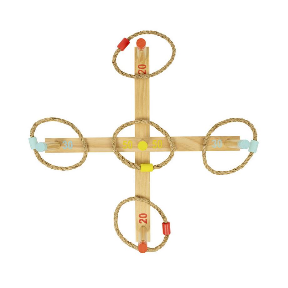 TP Toys  Jeu de lancer d'anneaux en bois FSC 