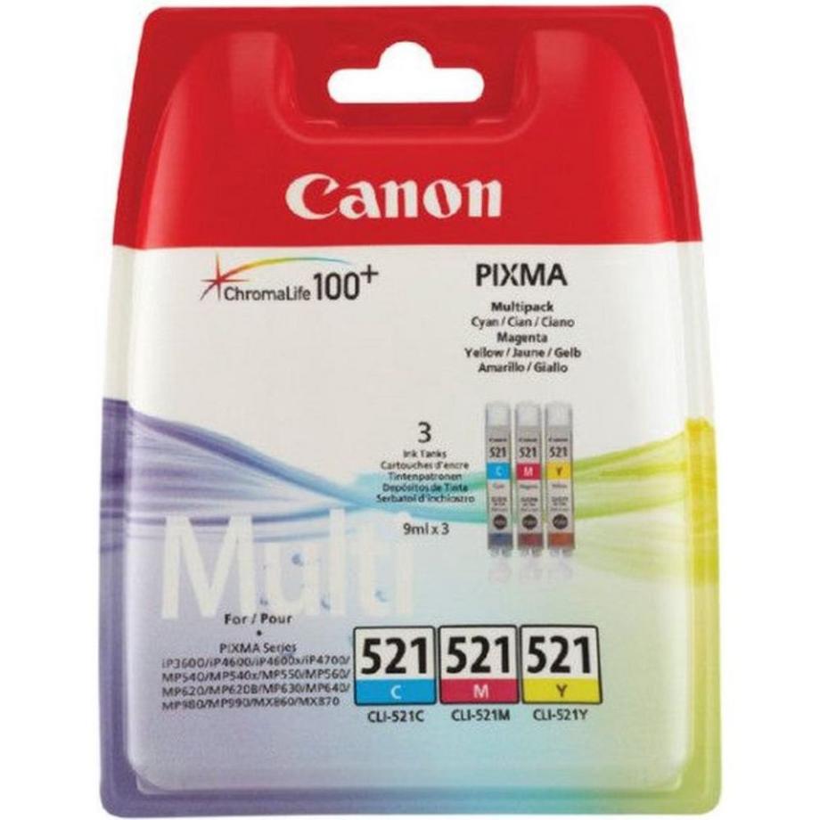 Canon  CANON Encre 2934B015 CLI-521 Multipack C/M/Y 