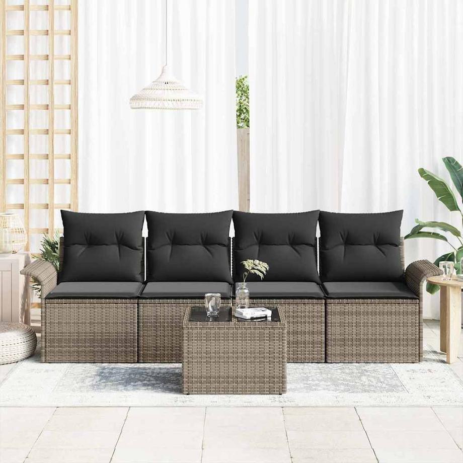 VidaXL Gartensofa-set poly-rattan  
