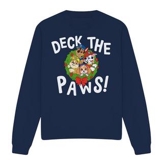 PAW PATROL Deck The Paws Weihnachtliches Design Sweatshirt  