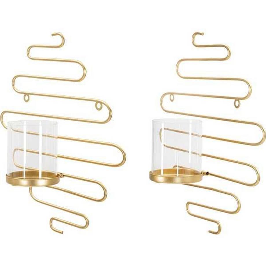 mutoni Bougeoir mural Alid (lot de 2)  