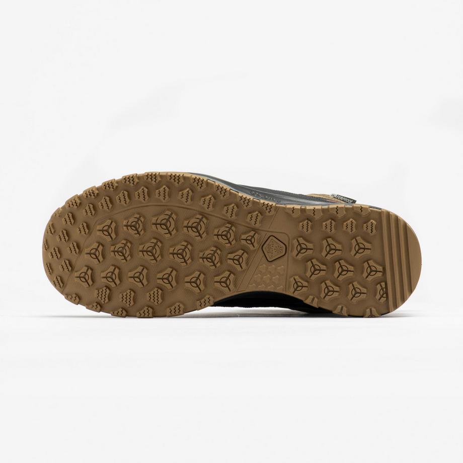 QUECHUA SH100 X-Warm Chaussures de Randonnée Hiver Imperméables Chaussures hiver de randonnée chaudes et imperméables homme, NH500 marron 