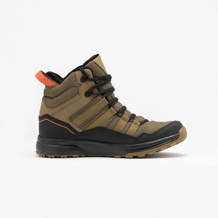 QUECHUA SH100 X-Warm Chaussures de Randonnée Hiver Imperméables Chaussures hiver de randonnée chaudes et imperméables homme, NH500 marron 