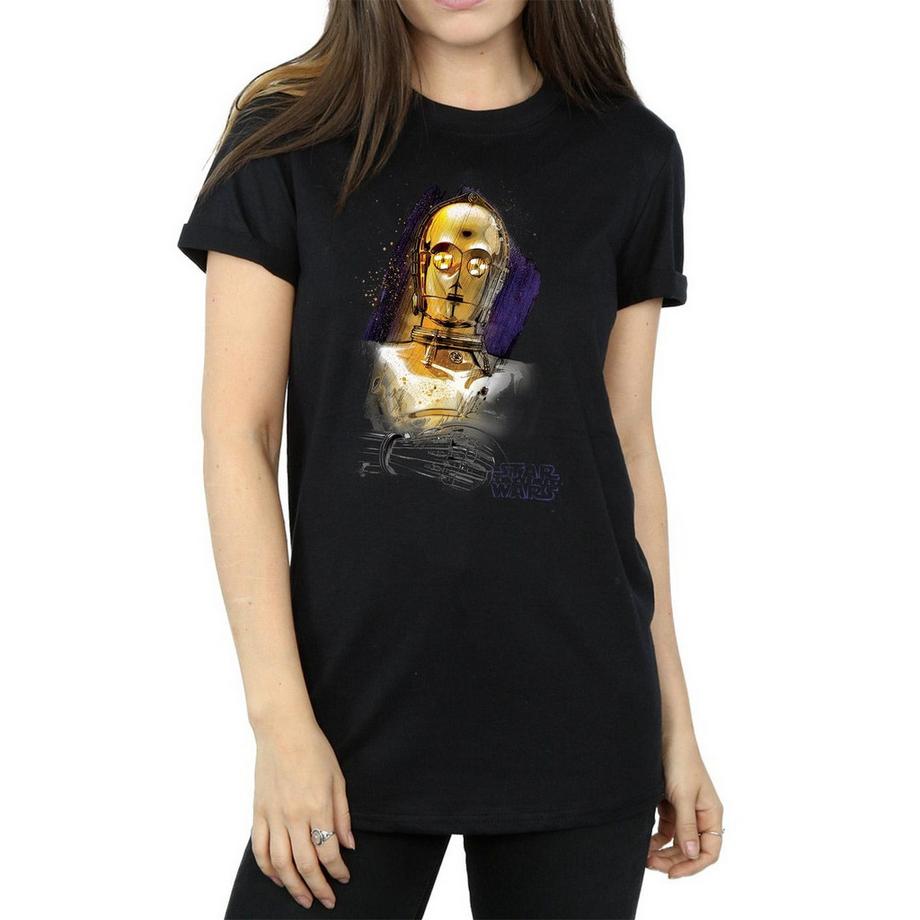 STAR WARS The Last Jedi C-3PO T-Shirt Imprimé  