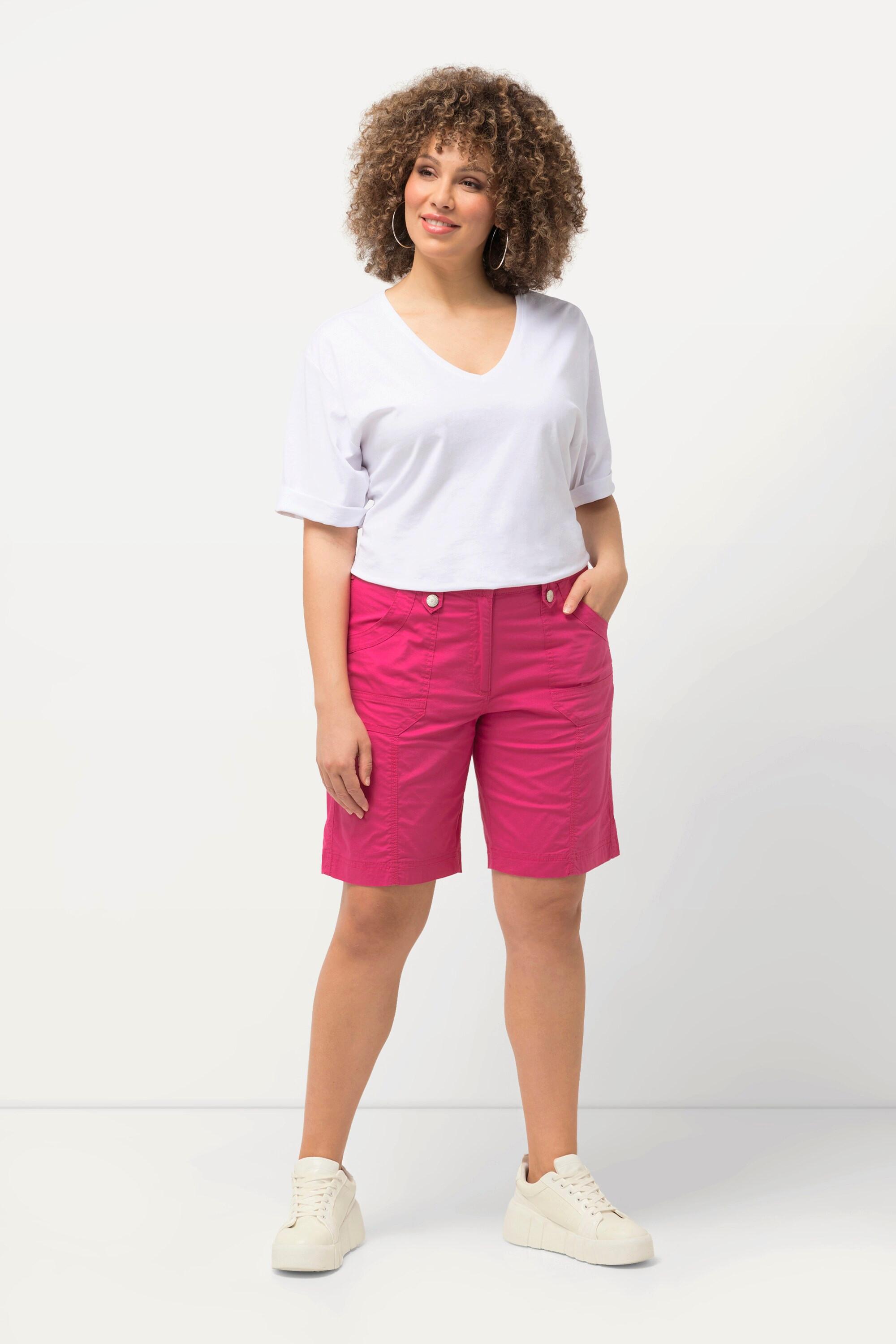 Ulla Popken Bermuda Cargo Vita Comfort Taglio 4 Tasche  