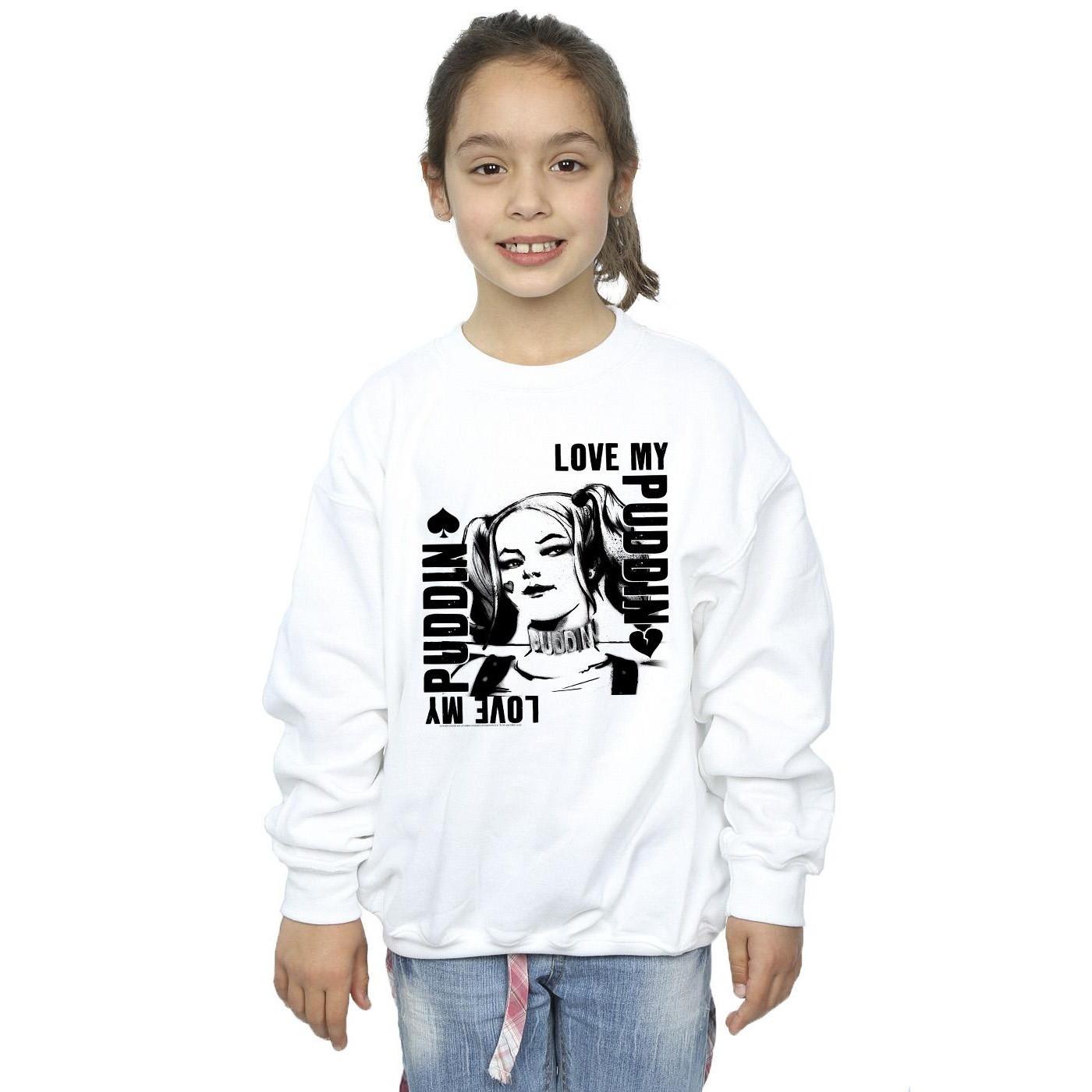 DC COMICS  Suicide Squad Love Puddin Sweatshirt 