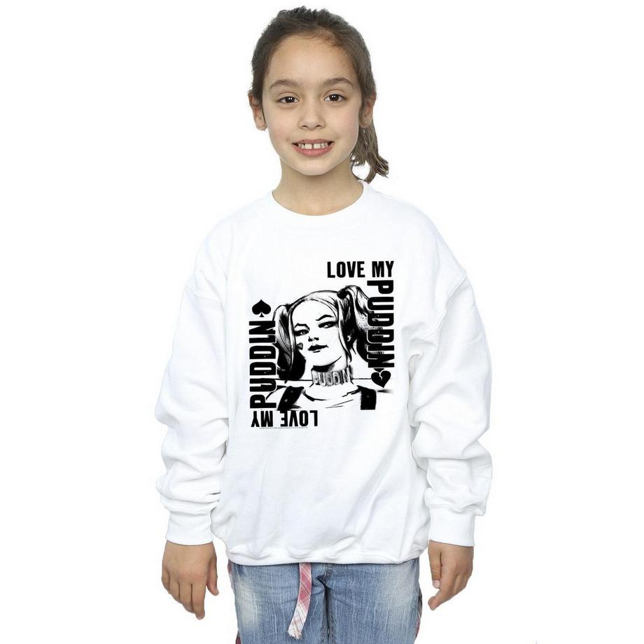 DC COMICS  Suicide Squad Love Puddin Sweatshirt 