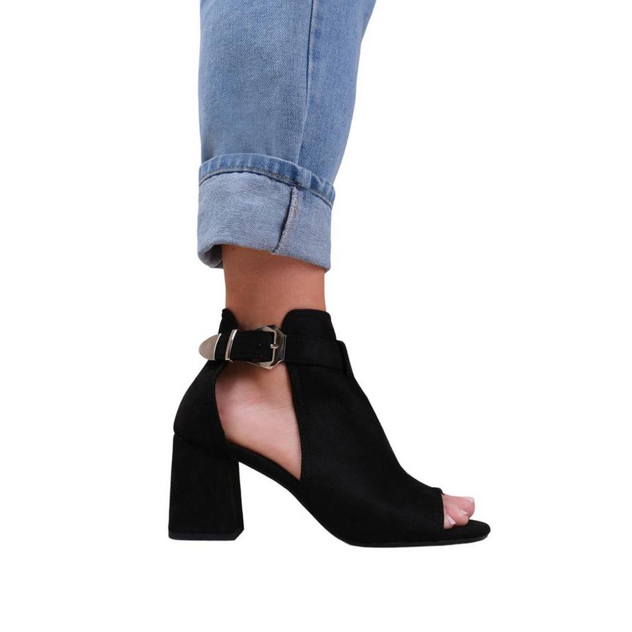 Where's That From Lisa Sandali con Tacco Alto in Pelle Scamosciata  
