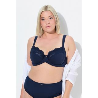 Ulla Popken Jacquard Spitze Bügel BH Softcups  