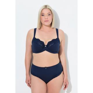 Ulla Popken Jacquard Spitze Bügel BH Softcups  