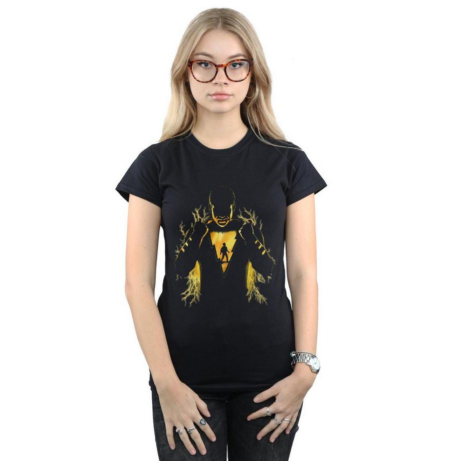 DC COMICS Black Adam Lightning Bolt T-Shirt  