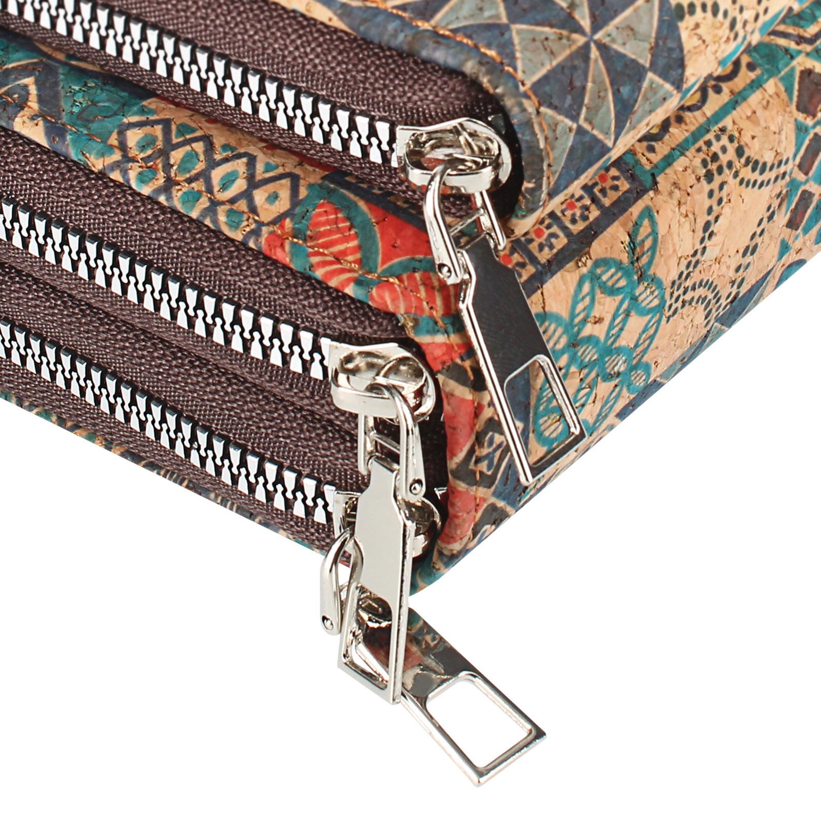 Avizar  Pochette Liège Poche Zip carré Céramique 