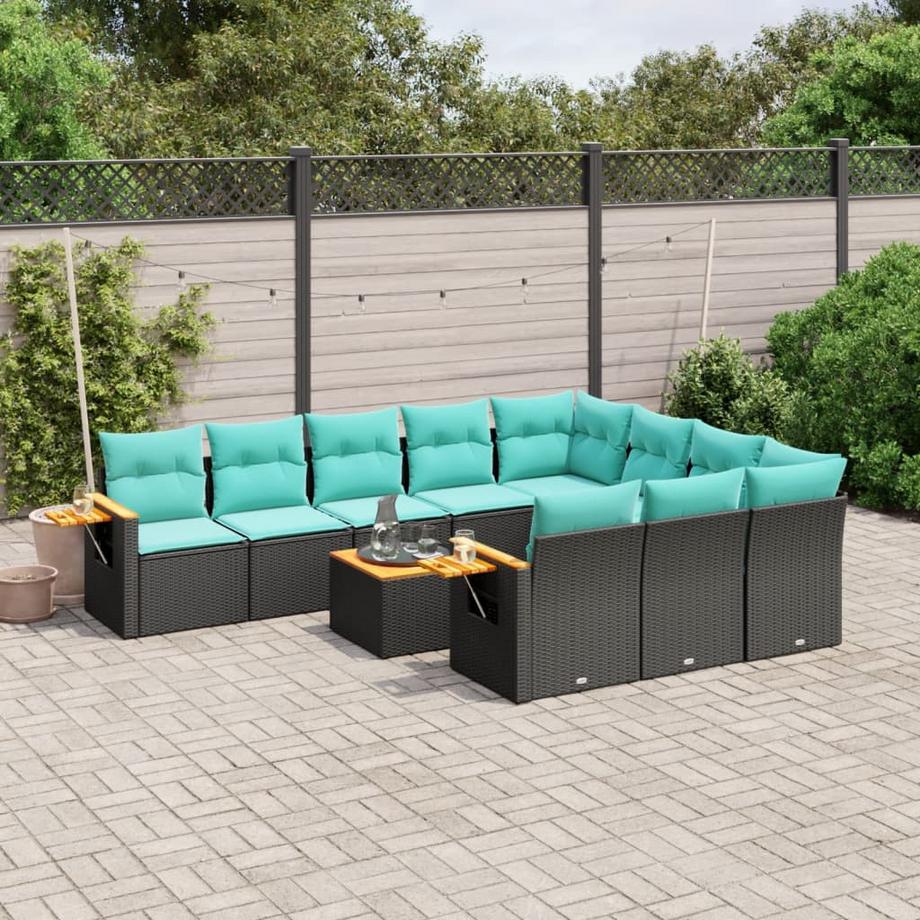 VidaXL Garten sofagarnitur poly-rattan  
