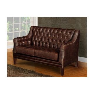 Vente-unique Ledersofa 2Sitzer COLBERT  