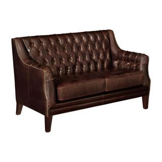 Vente-unique Ledersofa 2Sitzer COLBERT  