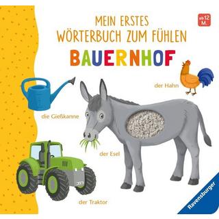 Couverture rigide Meike Teichmann Mein erstes Wörterbuch zum Fühlen: Bauernhof 