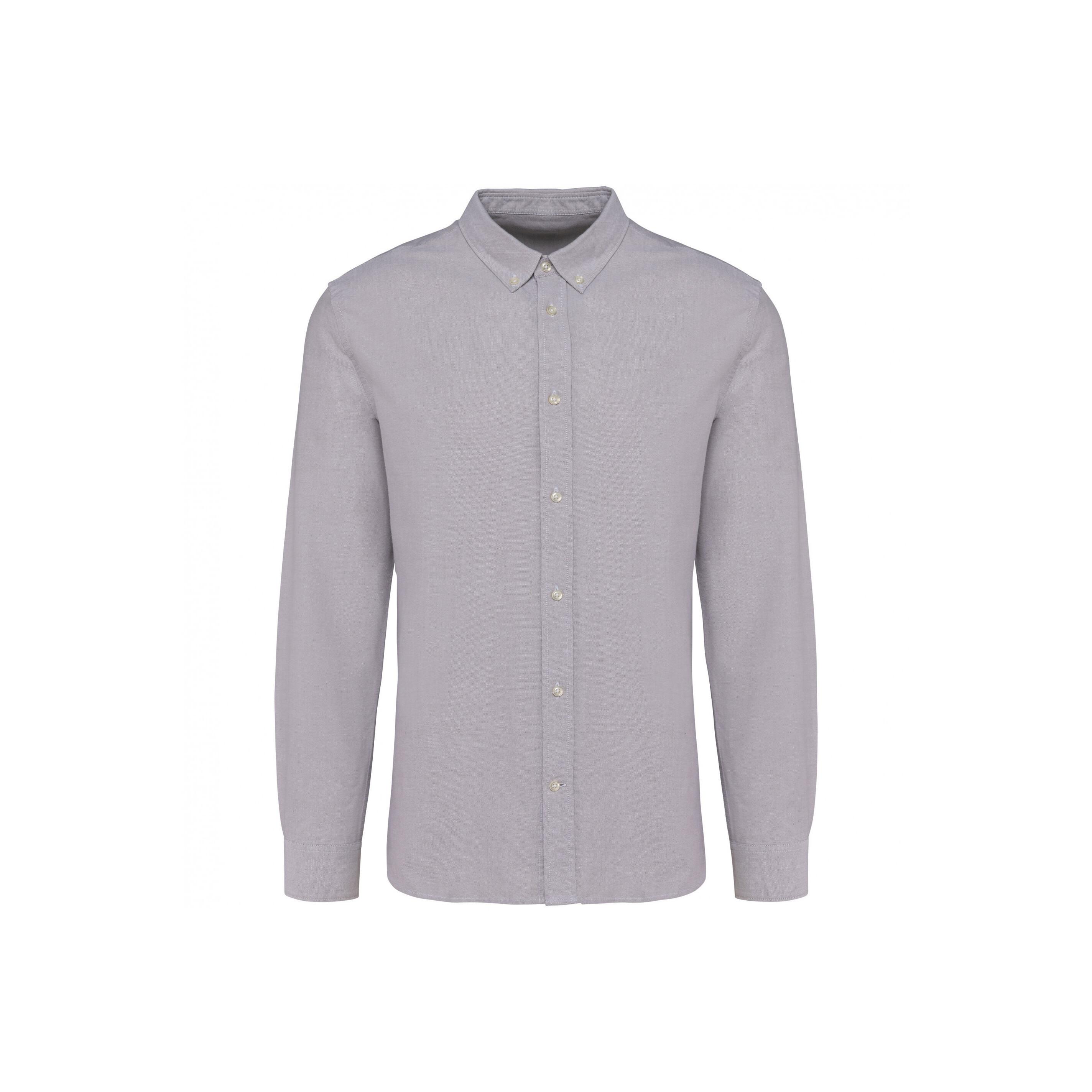 Kariban  camicia a maniche lunghe oxford 