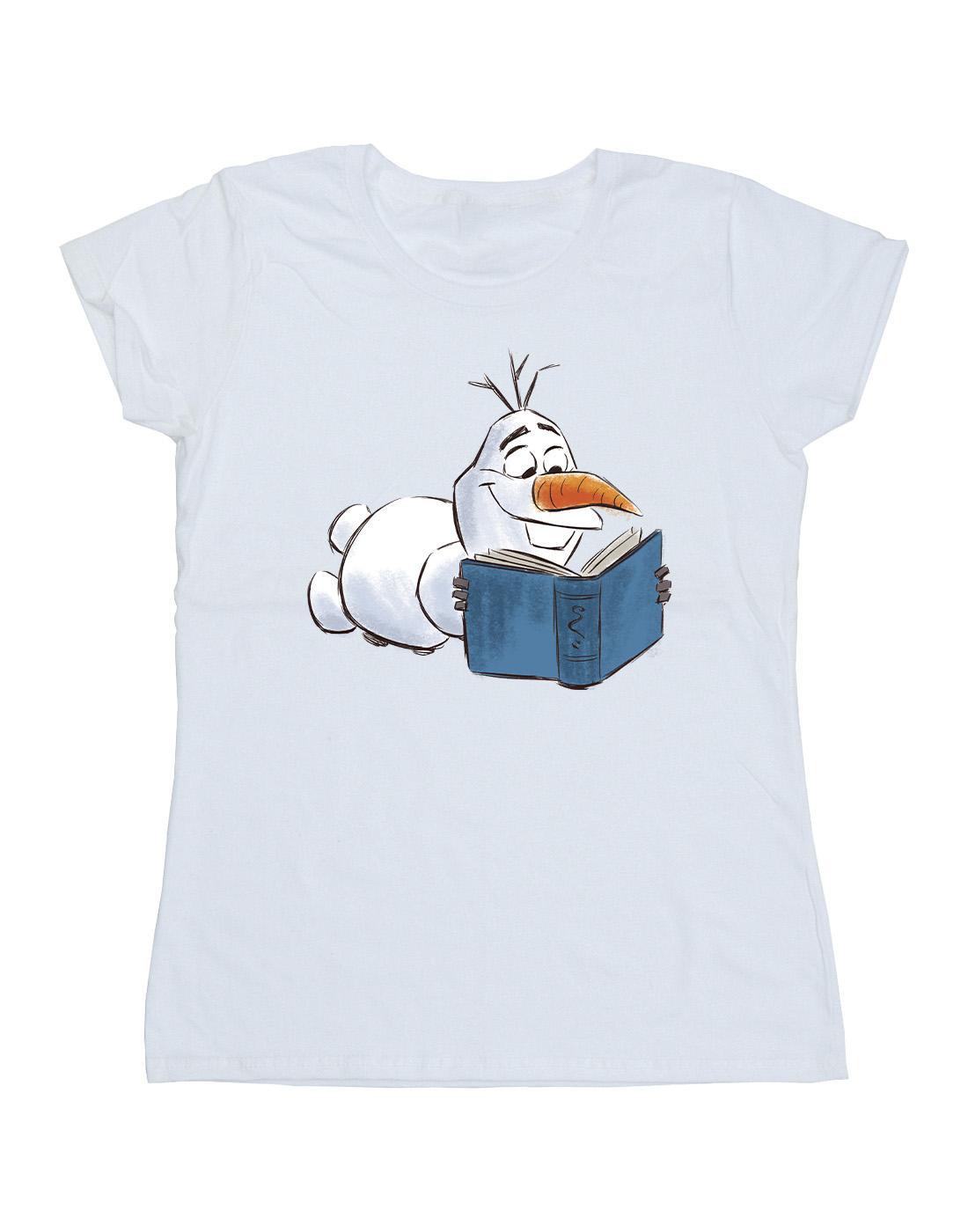 Disney  Frozen Olaf Reading TShirt 