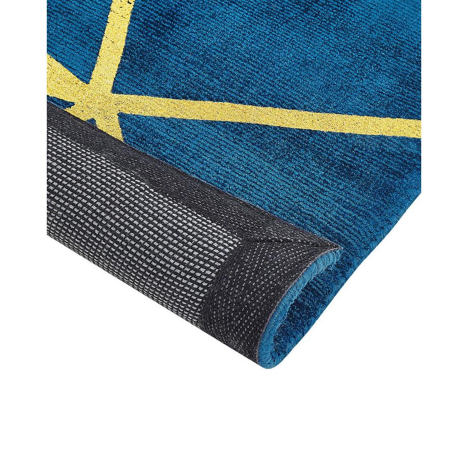 Beliani Tapis en Soie artificielle Moderne HAVZA  