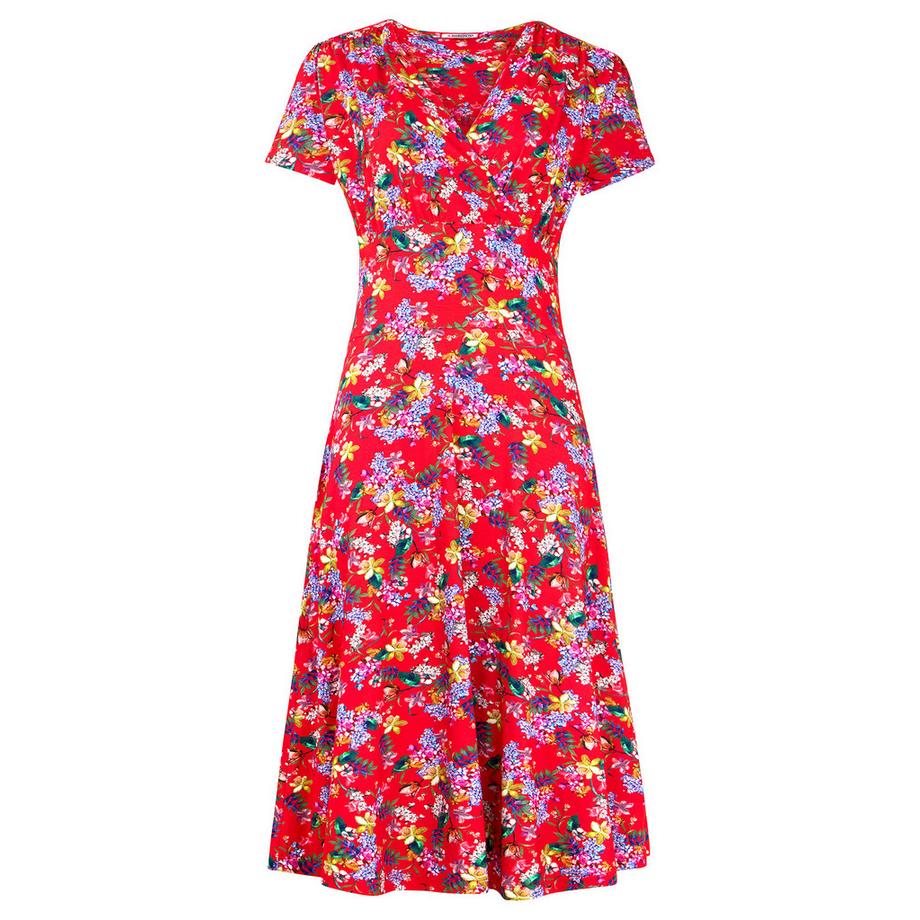 Joe Browns Abito Vintage Jersey Fantasia Floreale  