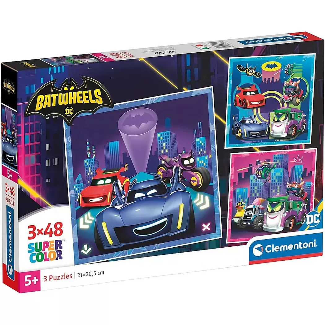 Clementoni Supercolor Batwheels Jigsaw puzzle 48 pc(s) Comics