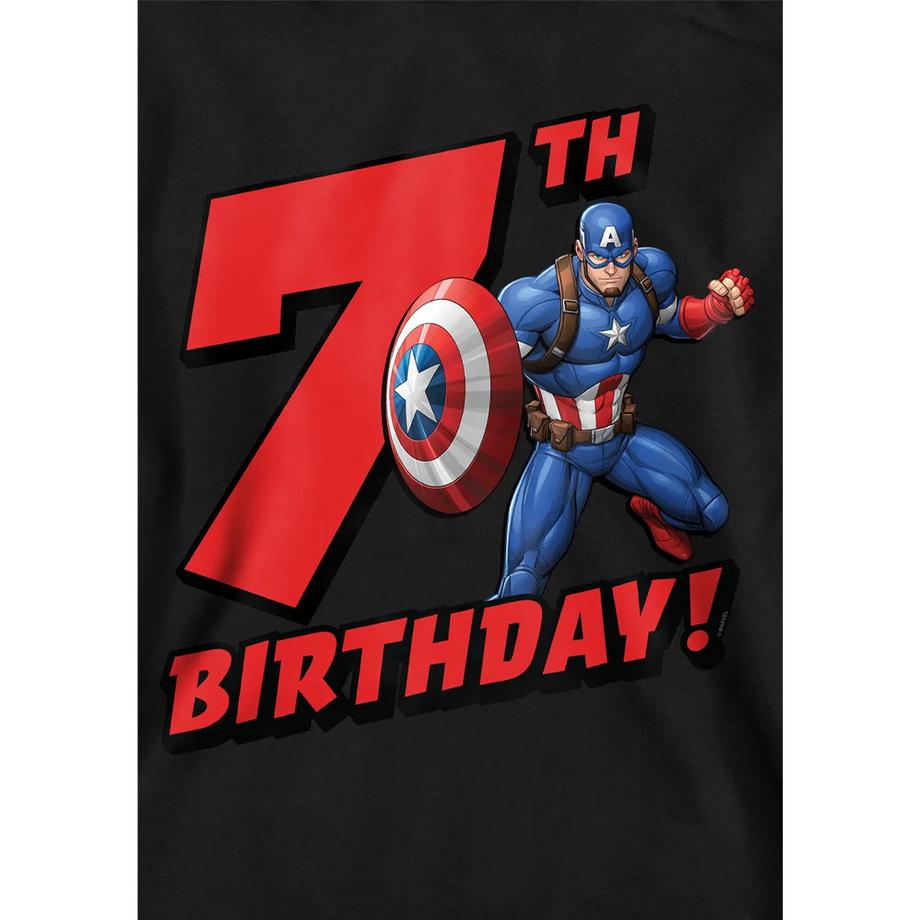 CAPTAIN AMERICA  Sweat À Capuche 7ème Anniversaire 