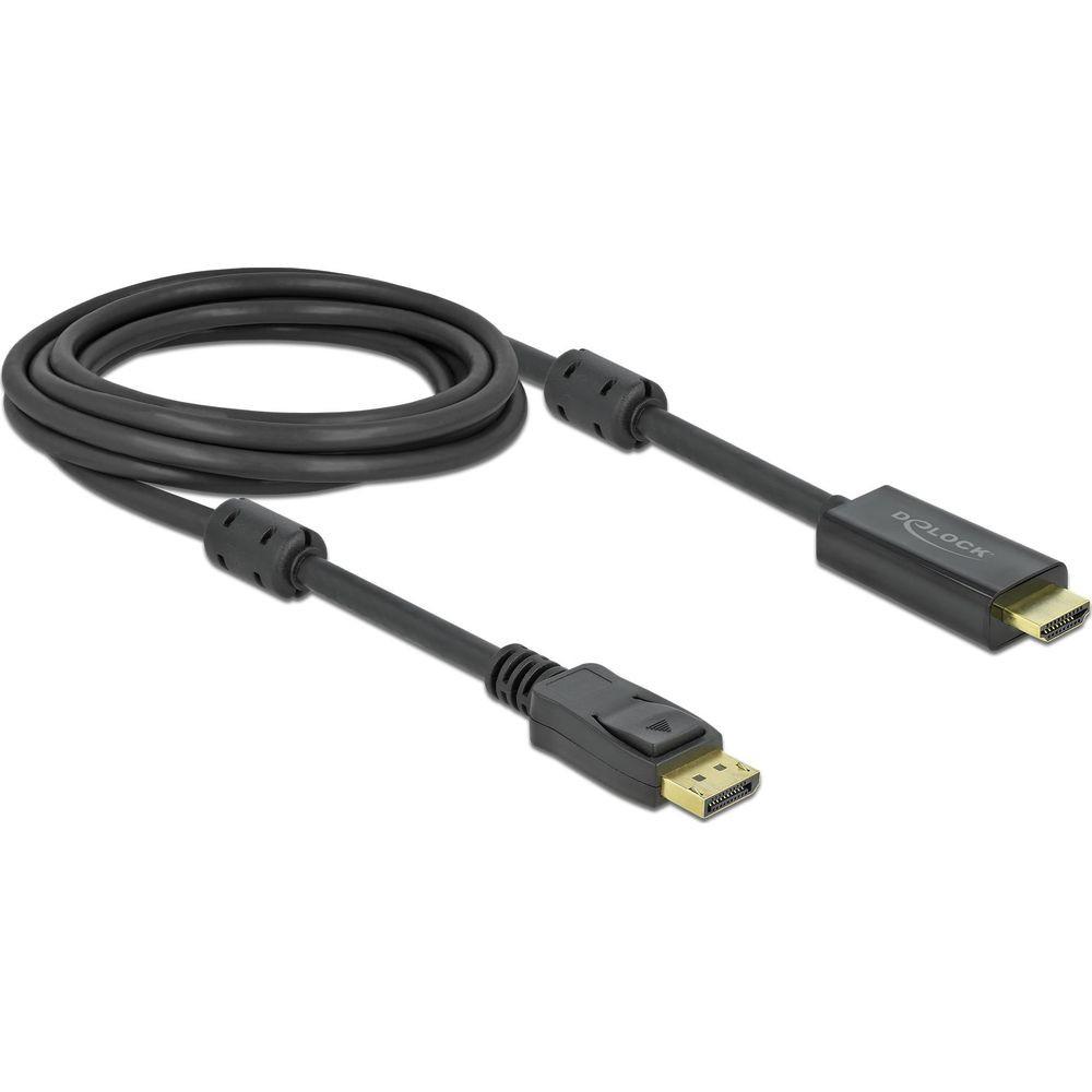 DeLock  Kabel DisplayPort - HDMI, aktiv DisplayPort - HDMI 