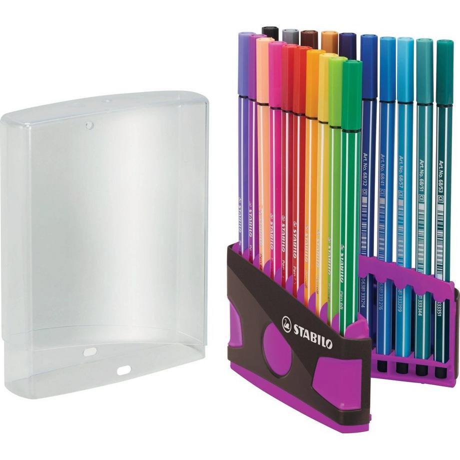 STABILO Filzstifte Pen 68 Colorparade Violette Box (20Teile)  