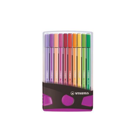 STABILO Filzstifte Pen 68 Colorparade Violette Box (20Teile)  