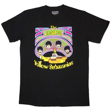 Yellow Submarine Heads In Circles V2 TShirt