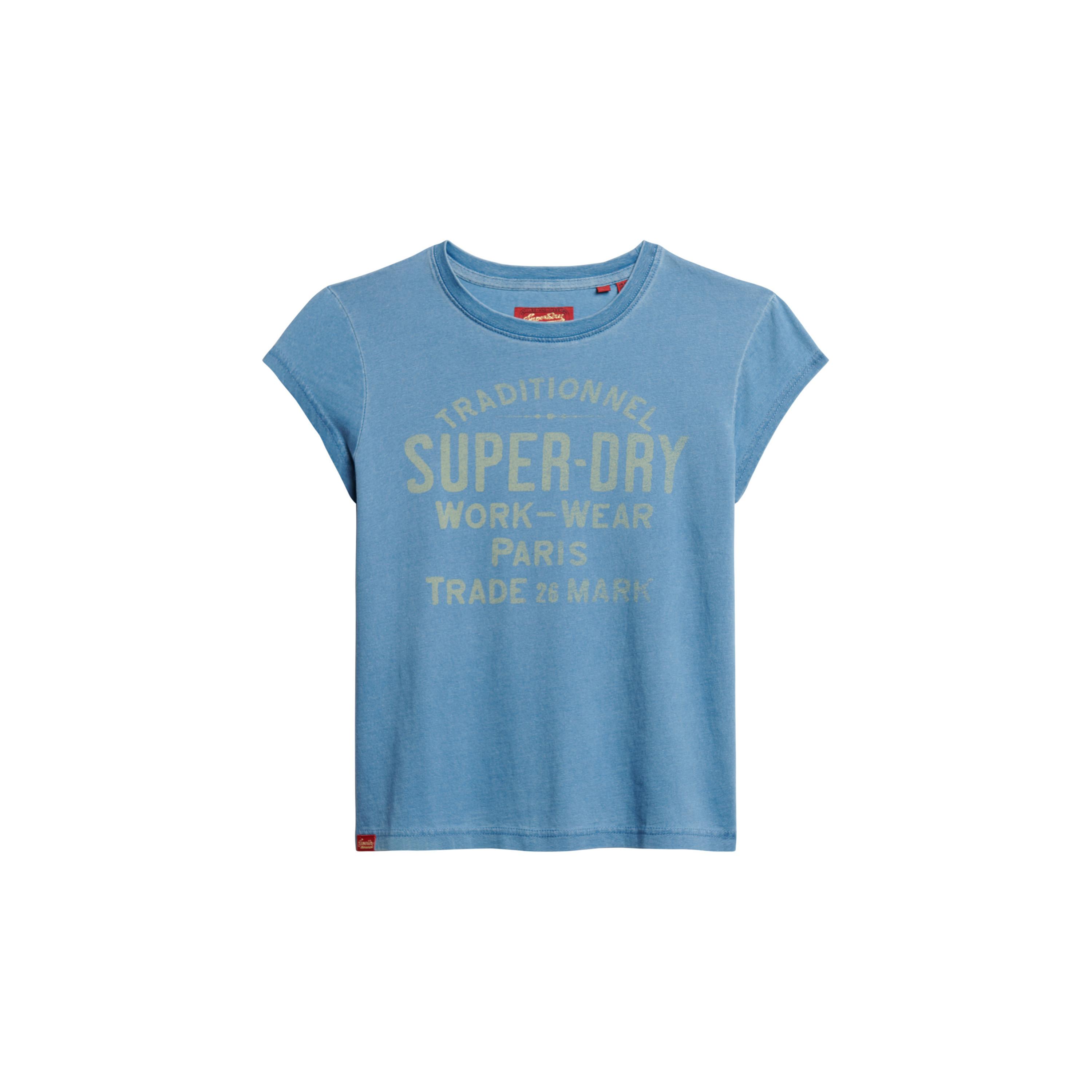 Superdry  t-shirt con maniche da workwear 