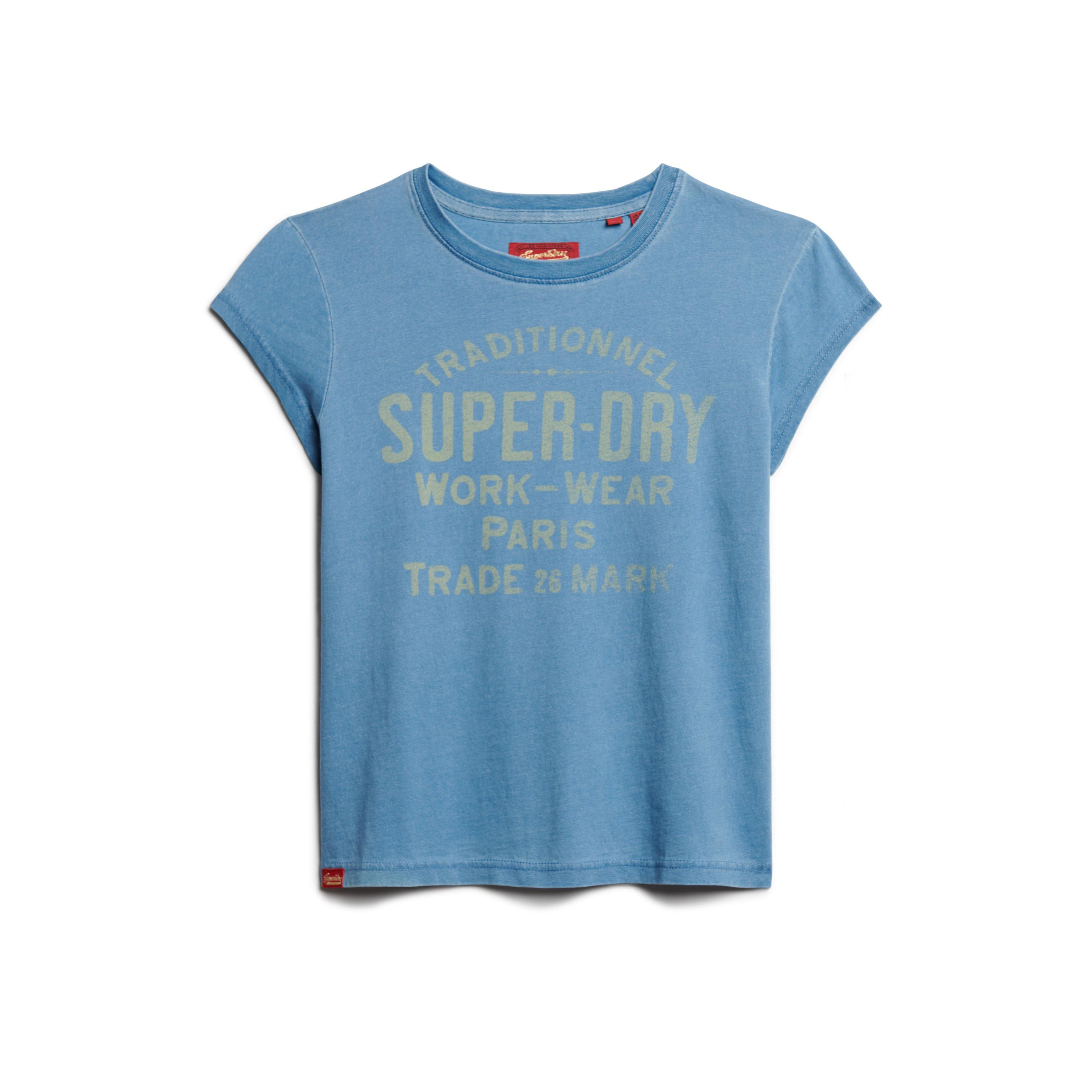 Superdry  t-shirt con maniche da workwear 