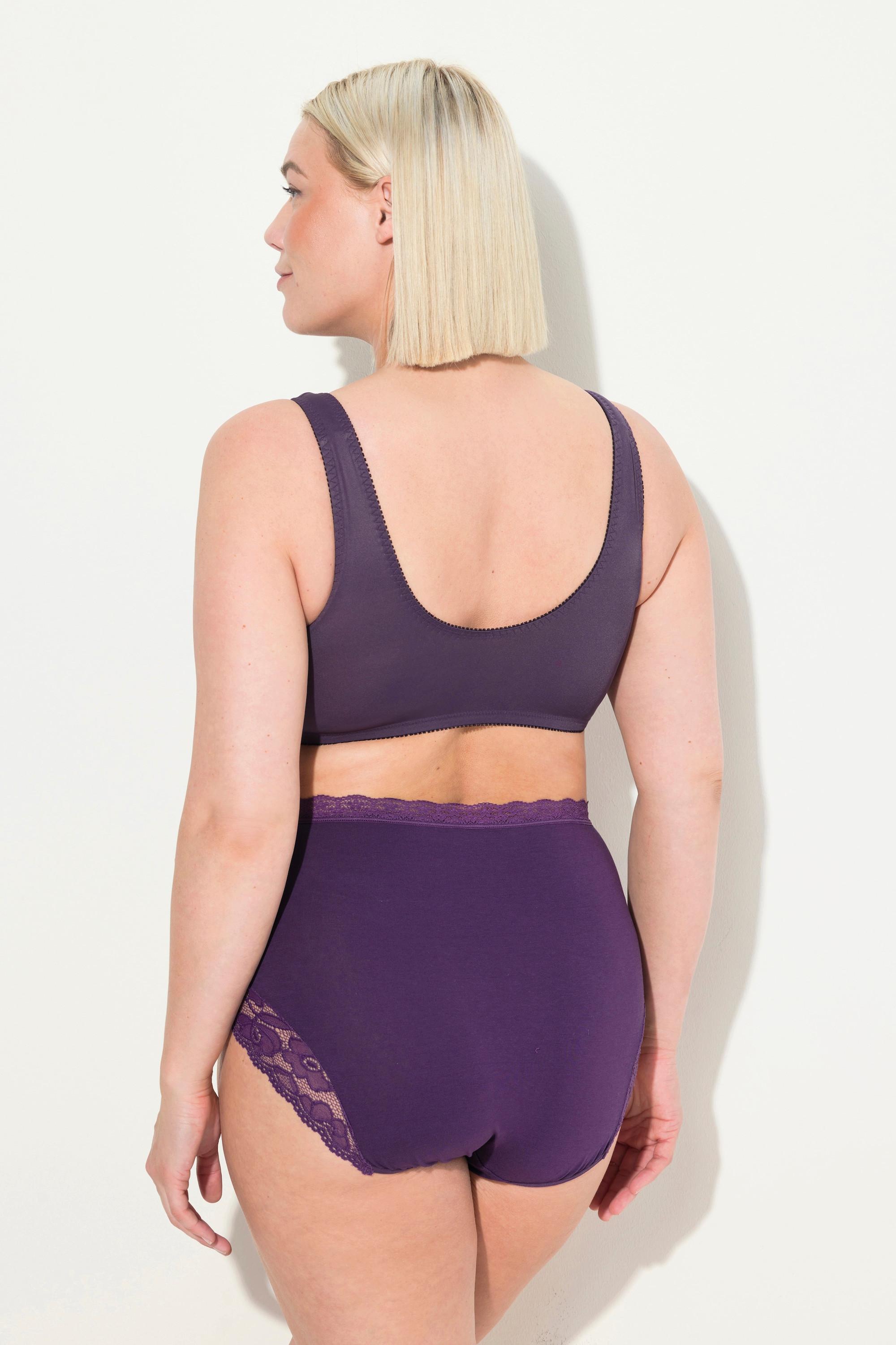 Ulla Popken Bustier Chiusura Anteriore Coppa C/D E/F  