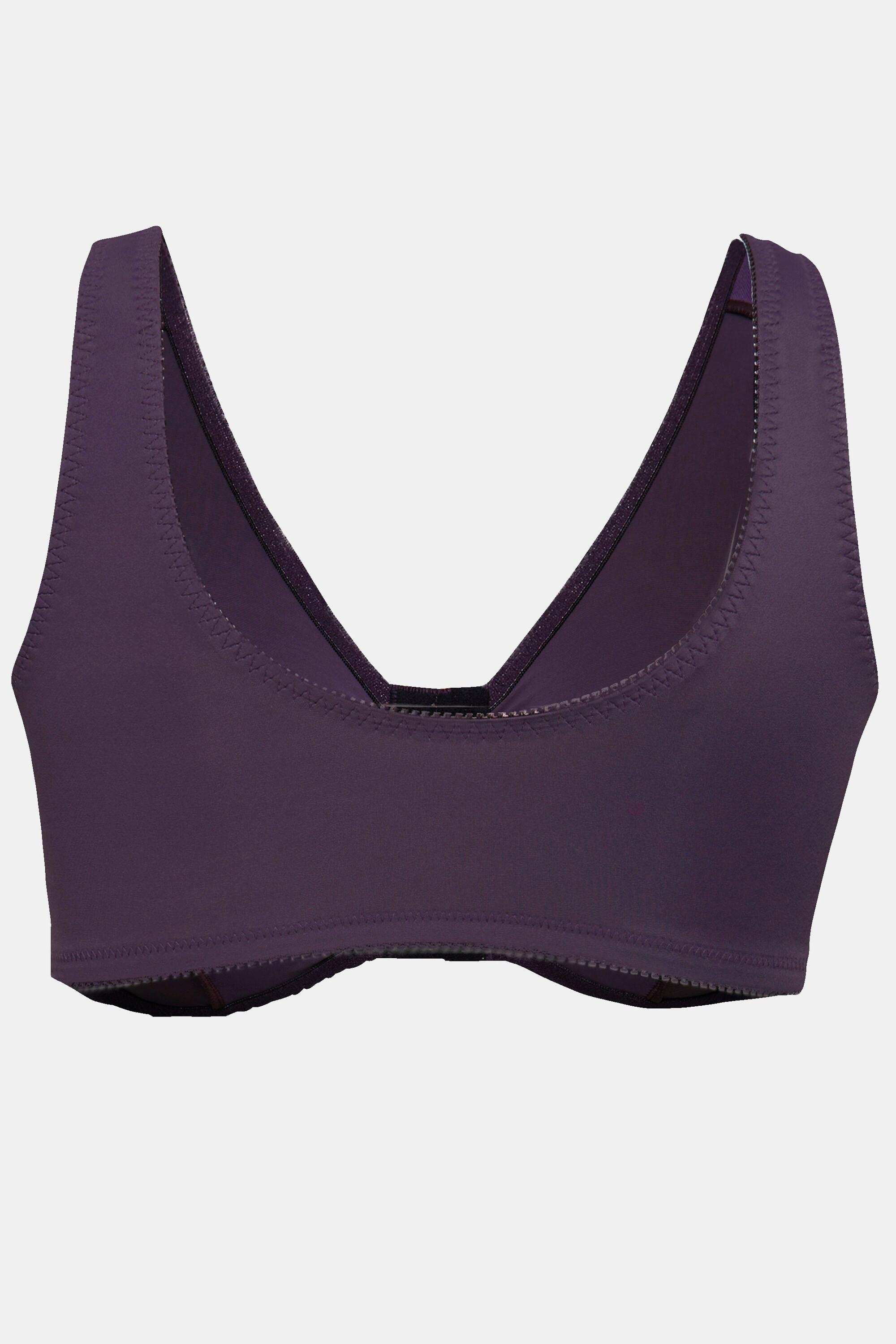 Ulla Popken Bustier Chiusura Anteriore Coppa C/D E/F  