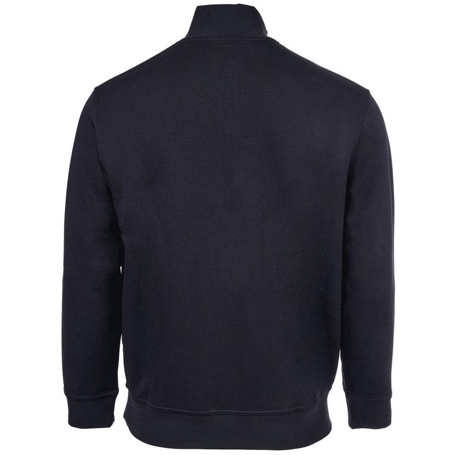 Armani Exchange Sweat-shirt confortable à col montant et quart de zip  