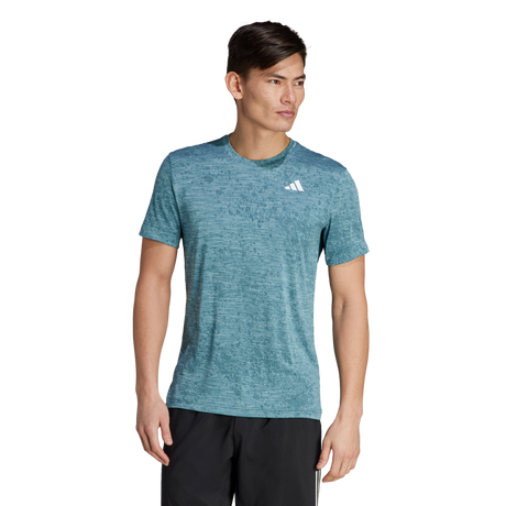 adidas  T-shirt Tennis FreeLift pétrole 