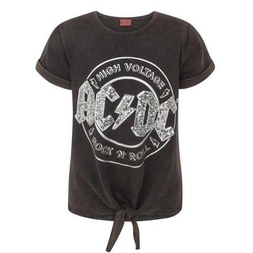ACDC High Voltage TShirt Vorne gebunden  kurzärmlig