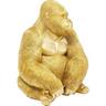 KARE Design Deko Figur Monkey Gorilla Side XL Gold  