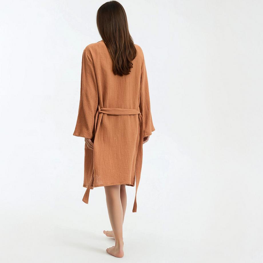 La Redoute Collections Peignoir Kimono en Gaze de Coton  