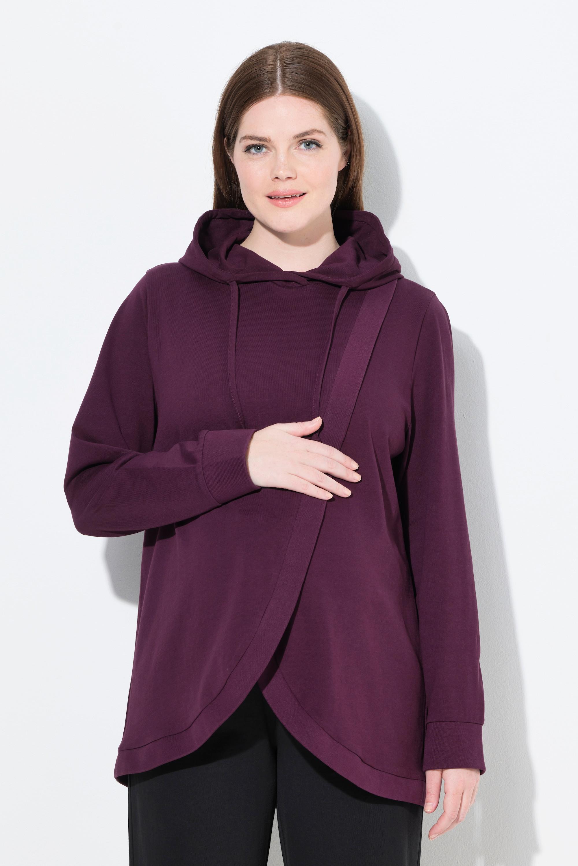 Ulla Popken Bellieva Felpa con Cappuccio Allattamento  