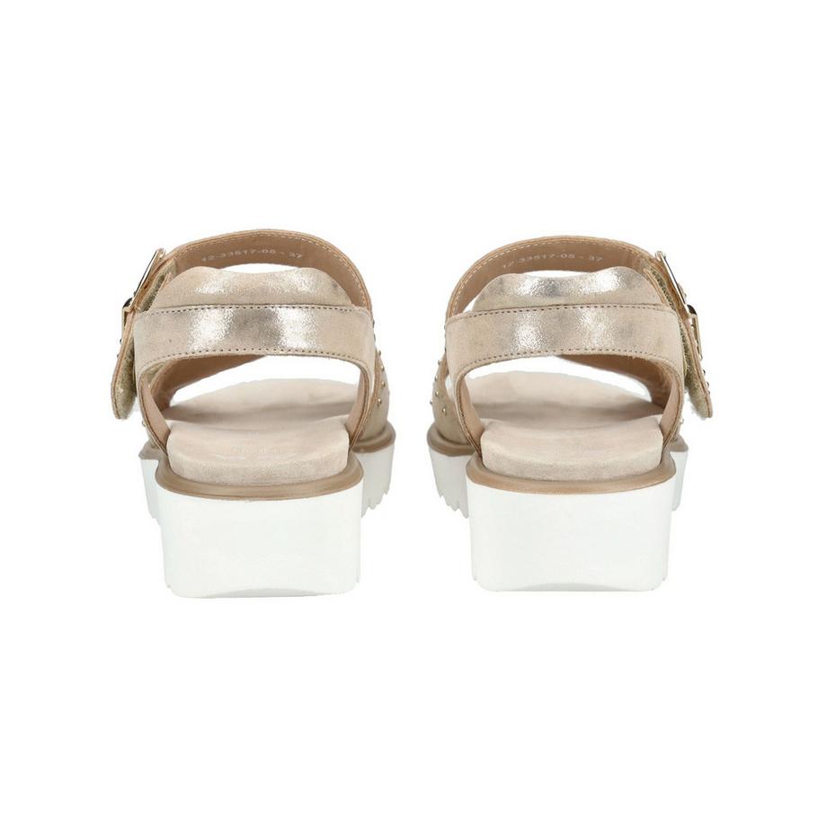 ara Sandali con plateau e fibbie borchie  