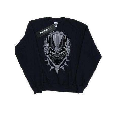 MARVEL  Black Panther Head Sweatshirt 