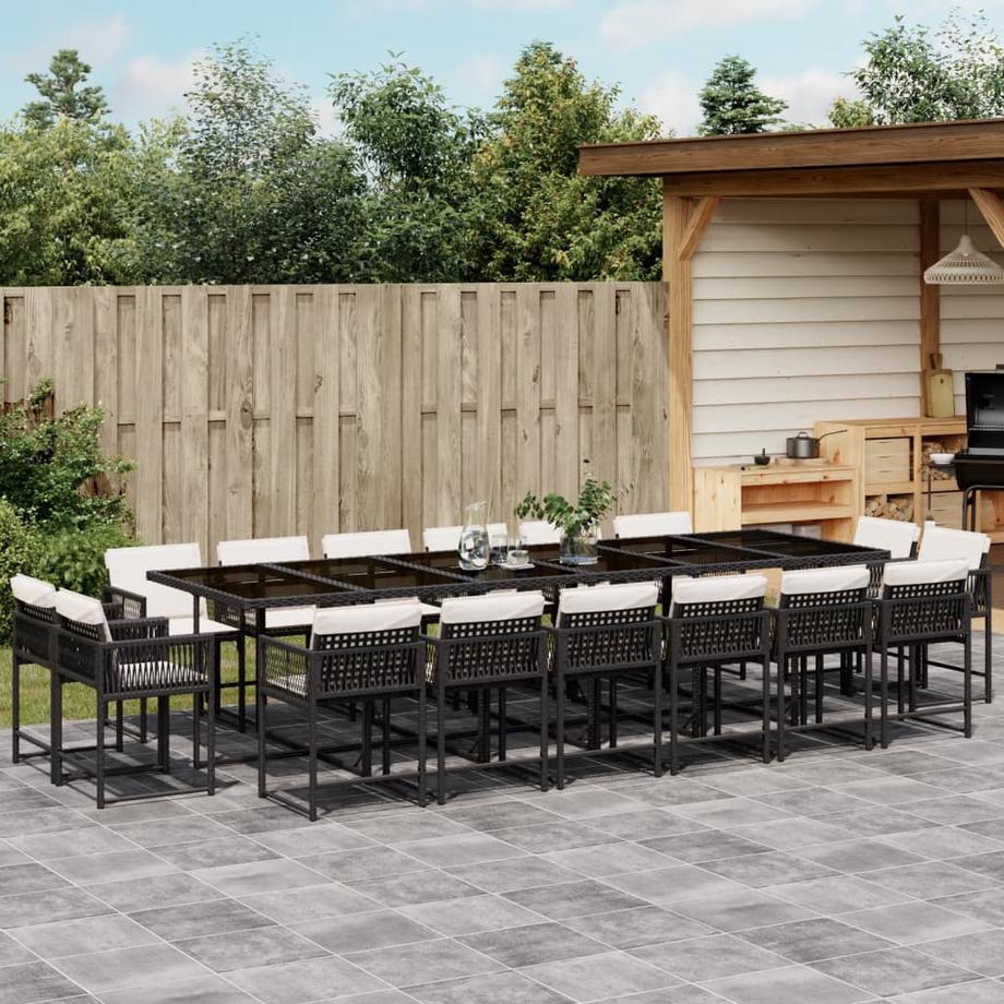 VidaXL Garten essgruppe poly-rattan  