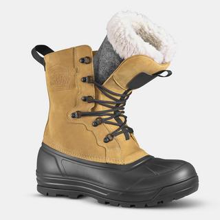 QUECHUA  Schneestiefel - Schneestiefel  Leder mit Schnürung warm wasserdicht Winterwandern - SH900 