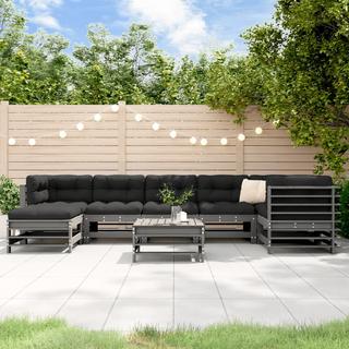 VidaXL Salon de jardin bois  