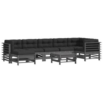 set divani da giardino Legno