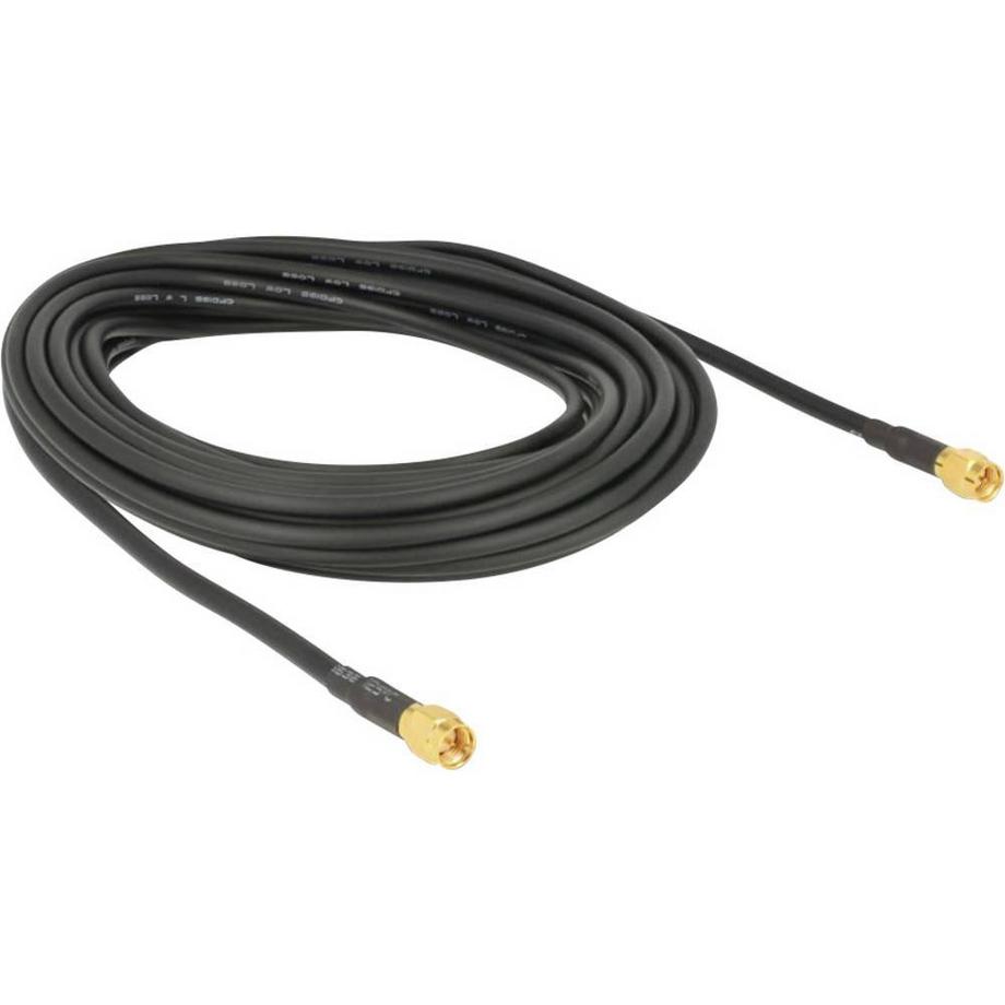 DeLock  Antennenkabel SMA Stecker > SMA Stecker LMR195 10 m 