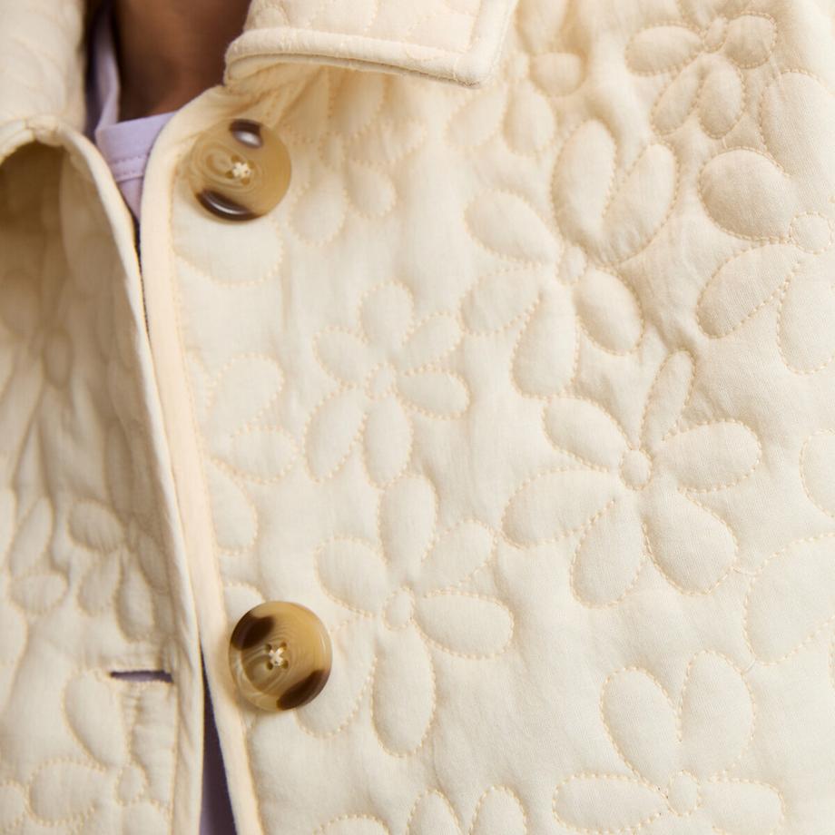La Redoute Collections Giacca trapuntata con fiori in rilievo  