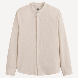 La Redoute Collections  Hemd mit Mao-Kragen 