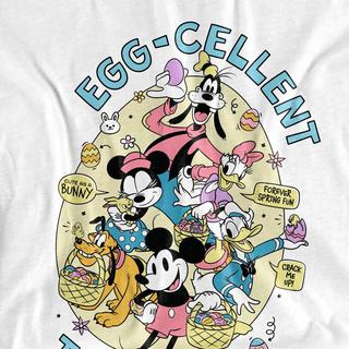 MICKEY MOUSE Eggcellent Together Imprimé Graphique T-Shirt Manches Longues  